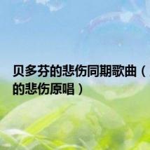 贝多芬的悲伤同期歌曲(贝多芬的悲伤原唱)