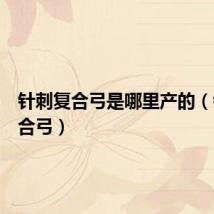 针刺复合弓是哪里产的(针刺复合弓)