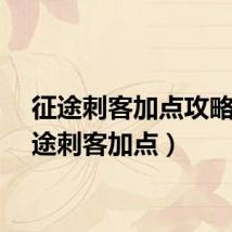 征途刺客加点攻略(征途刺客加点)