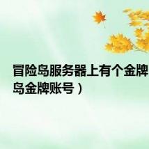 冒险岛服务器上有个金牌(冒险岛金牌账号)
