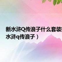 新水浒Q传浪子什么套装好(新水浒q传浪子)