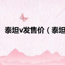 泰坦v发售价（泰坦v）