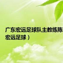 广东宏远足球队主教练陈（广东宏远足球）