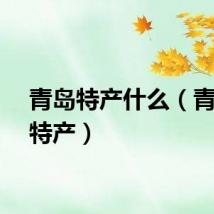 青岛特产什么（青岛土特产）