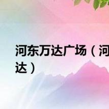 河东万达广场（河东万达）