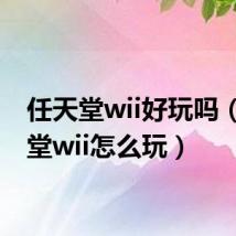任天堂wii好玩吗(任天堂wii怎么玩)
