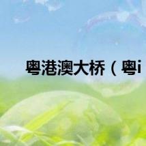 粤港澳大桥（粤i）