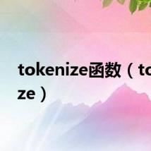 tokenize函数(tokenize)