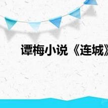 谭梅小说《连城》