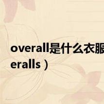 overall是什么衣服(overalls)