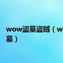 wow盗墓盗贼(wow盗墓)