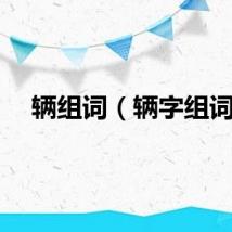 辆组词（辆字组词）
