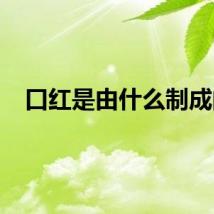口红是由什么制成的