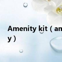 Amenity kit(amenity)