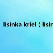 lisinka kriel(lisink)