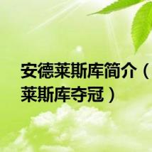 安德莱斯库简介（安德莱斯库夺冠）