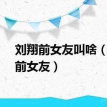 刘翔前女友叫啥（刘翔前女友）