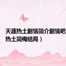 天涯热土剧情简介剧情吧(天涯热土简梅结局)