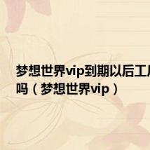 梦想世界vip到期以后工厂还在吗（梦想世界vip）