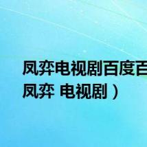 凤弈电视剧百度百科（凤弈 电视剧）