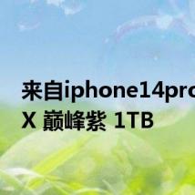 来自iphone14pro MAX 巅峰紫 1TB
