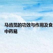马齿苋的功效与作用及食用方法中药易