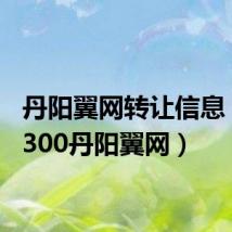 丹阳翼网转让信息（212300丹阳翼网）