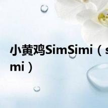 小黄鸡SimSimi（sim simi）