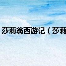 莎莉翁西游记（莎莉翁）