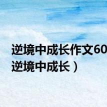 逆境中成长作文600字(逆境中成长)