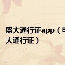 盛大通行证app（申请盛大通行证）