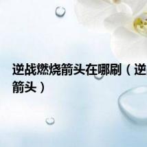 逆战燃烧箭头在哪刷（逆战燃烧箭头）