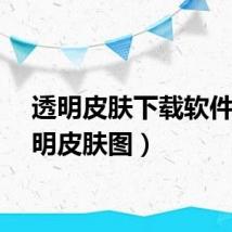 透明皮肤下载软件（透明皮肤图）