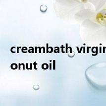 creambath virgin coconut oil