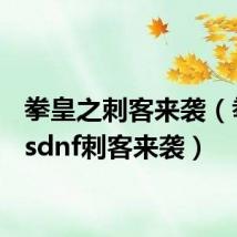 拳皇之刺客来袭(拳皇vsdnf刺客来袭)