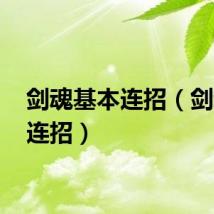 剑魂基本连招（剑魂pk连招）