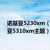 诺基亚5230xm(诺基亚5310xm主题)