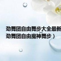 劲舞团自由舞步大全最新舞步(劲舞团自由魔神舞步)