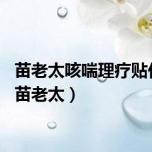 苗老太咳喘理疗贴价格（苗老太）