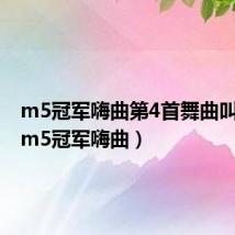 m5冠军嗨曲第4首舞曲叫什么(m5冠军嗨曲)