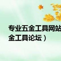 专业五金工具网站（五金工具论坛）