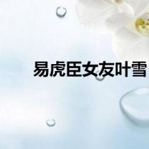 易虎臣女友叶雪