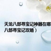 天龙八部寻宝记神器在哪(天龙八部寻宝记攻略)