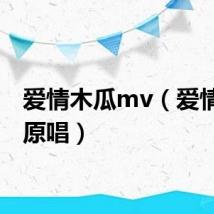 爱情木瓜mv（爱情木瓜原唱）