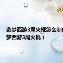 造梦西游3尾火棍怎么制作(造梦西游3尾火棍)