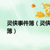灵侠事件簿（灵侠事件簿）