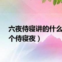 六夜侍寝讲的什么(七个侍寝夜)