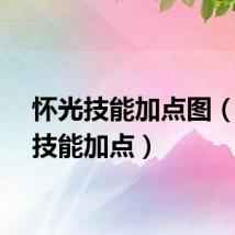怀光技能加点图（怀光技能加点）
