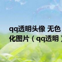 qq透明头像 无色 透明化图片（qq透明）