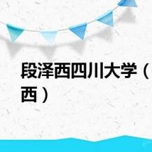 段泽西四川大学（段泽西）